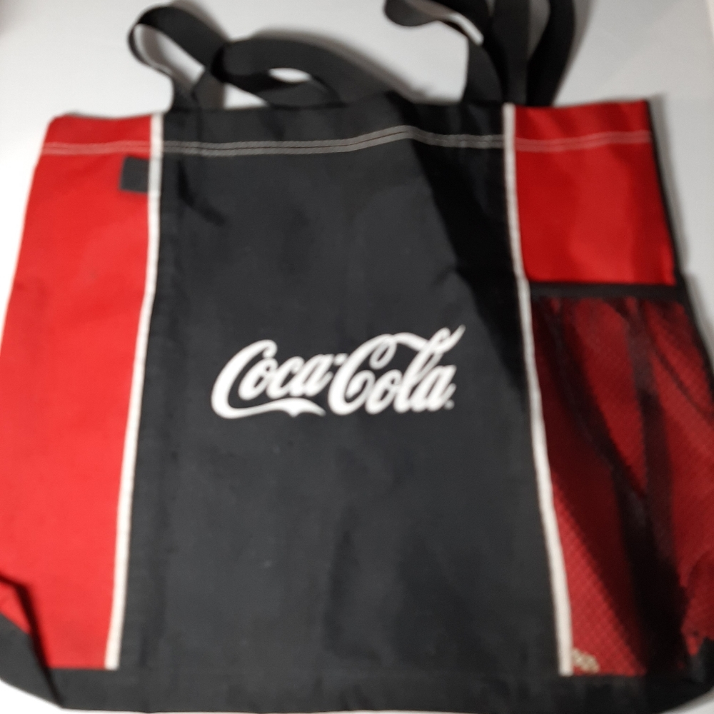 CocaCola Red and Black canvas bag